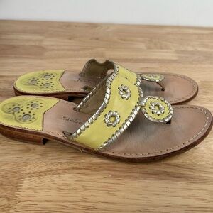 Used Jack Rogers Yellow Sandals